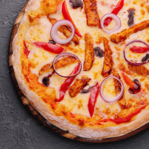 Basil Pesto Chicken Pizza