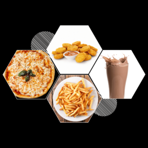 Kids Combo Meal (Pizza, Chicken Nuggets, Fries & Chocolate Milk)